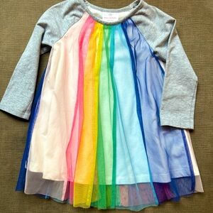 Hanna Andersson Rainbow Tulle Dress